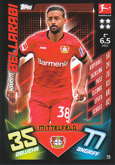 Karim Bellarabi Bayer 04 Leverkusen 2019/20 Topps MA Bundesliga #219